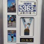 Marathon Medal Framed